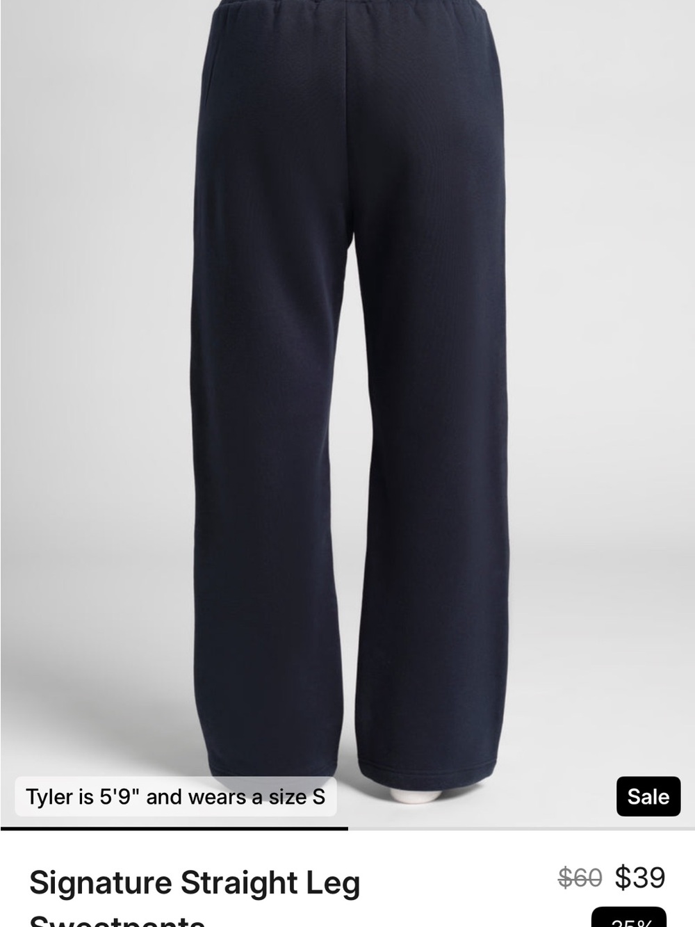 Everyday Wide Leg Sweatpants – Navy